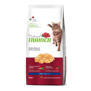 Natural Trainer Cat Chicken sausā kaķu barība Vista 10kg