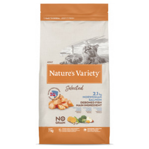 Nature's Variety Cat Selected Norwegian Salmon sausā barība kaķiem Lasis 7kg