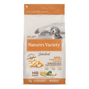 Nature's Variety Dog JUNIOR Selected Free Range Chicken sausā barība kucēniem Vista 2kg