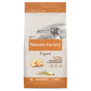 Nature's Variety Dog Original MINI Chicken sausā suņu barība Vista 7kg