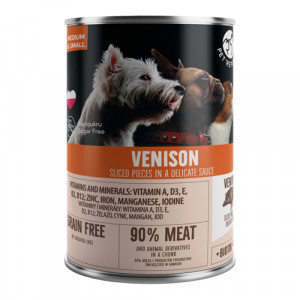 PetRepublic Dog Venison in gravy konservi suņiem Medījums mērcē 400g