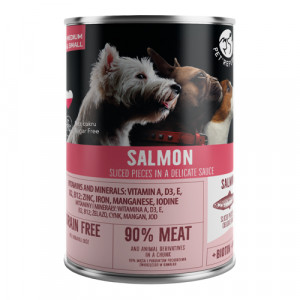 PetRepublic Dog Salmon in gravy konservi suņiem Lasis mērcē 400g
