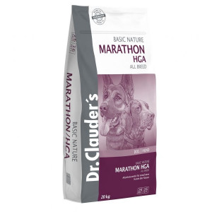 DR.CLAUDER’S DOG BASIC NATURE MARATHON HGA sausā suņu barība 20kg