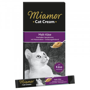 Miamor Cream Malt Cheese gardums krēms kaķiem Iesals, siers 15g x6