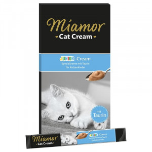 Miamor Cream JUNIOR gardums krēms kaķēniem Mājputnu gaļa ar taurīnu 15g x6