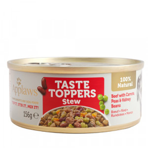Applaws Dog Taste Toppers konservi suņiem Liellopa gaļas sautējums ar dārzeņiem 156g