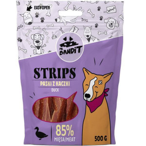 MR.BANDIT STRIPS DUCK gardums suņiem Pīles gaļas strēmelītes 500g