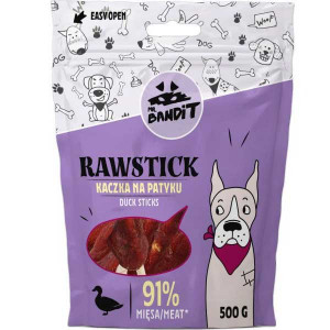 MR.BANDIT DUCK STICKS gardums suņiem Pīles nūjiņas 500g