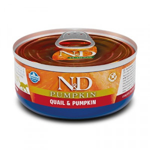 Natural & Delicious Cat kaķu konservi PUMPKIN Paipala, ķirbis 70g