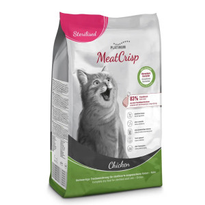 Platinum Cat MeatCrisp STERILISED Chicken sausā barība kaķiem Vista 1.5kg