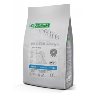 Nature's Protection Dog GF MINI WHITE DOGS sausā barība suņiem Siļķe 10kg