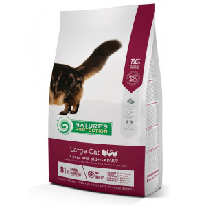 Nature's Protection Cat LARGE sausā barība kaķiem Mājputni 18kg