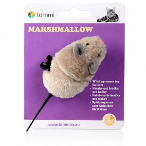 Tommi rotaļļieta kaķiem MARSHMALLOW Uzvelkamā pele 8cm