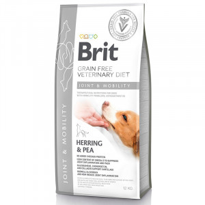 Brit Veterinary Diet GF bezgraudu sausā barība suņiem JOINT MOBILITY 12kg