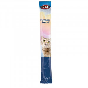 TRIXIE CREAMY FISH krēmīgs gardums kaķiem Baltas zivis 14g x5