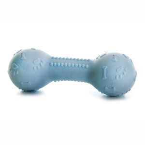 JK suņu rotaļlieta bumba TPR HANTELE BLUE 12cm