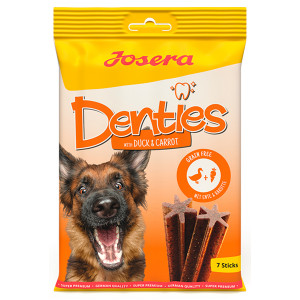 Josera Denties gardums suņiem zobiem Pīle, burkāni 180g 7gb