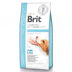 Brit Veterinary Diet GF bezgraudu sausā barība suņiem OBESITY 2kg
