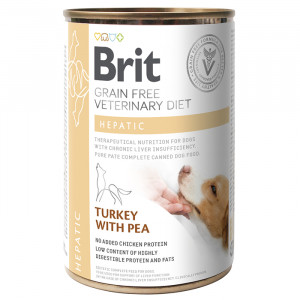 Brit Veterinary Diet GF konservi suņiem HEPATIC 400g