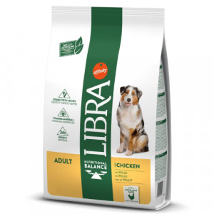 Libra Dog Adult Chicken sausā suņu barība Vista 14kg