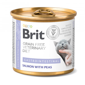 Brit Veterinary Diet GF konservi kaķiem GASTROINTESTINAL 200g