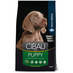 CIBAU PUPPY MAXI sausā barība kucēniem Vista, rīsi 12kg