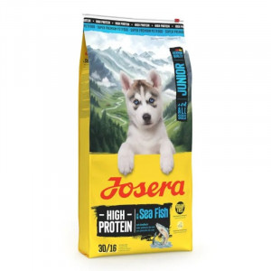 JOSERA HIGH PROTEIN JUNIOR WITH SEA FISH bezgraudu sausā barība kucēniem 12.5kg