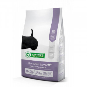 Nature's Protection Dog MINI sausā barība suņiem Jērs 7.5kg