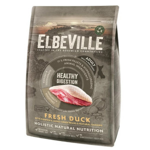 ElbeVille MINI Healthy Digestion Fresh Duck sausā suņu barība Svaiga pīles gaļa 4kg