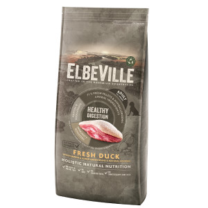 ElbeVille ALL BREED Healthy Digestion Fresh Duck sausā suņu barība Svaiga pīles gaļa 11.4kg
