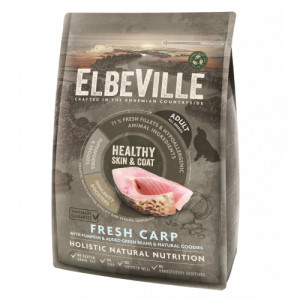 ElbeVille ALL BREED Healthy Skin & Coat Fresh Carp sausā suņu barība Svaiga karpa 4kg