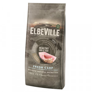 ElbeVille ALL BREED Healthy Skin & Coat Fresh Carp sausā suņu barība Svaiga karpa 11.4kg