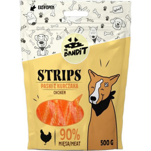 MR.BANDIT STRIPS CHICKEN gardums suņiem Vistas filējas mīkstas strēmelītes 500g