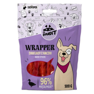 MR.BANDIT WRAPPER gardums suņiem Tītas pīles nūjiņas 500g