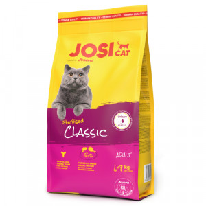 Josera JosiCat Classic Sterilised sausā barība sterilizētiem kaķiem ar lasi 1.9kg