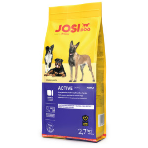 Josera Premium JosiDog Active sausā barība aktīviem suņiem ar putnu gaļu 2.7kg