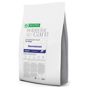 Nature's Protection Dog Veterinary DERMATOSIS sausā barība suņiem Lasis 10kg