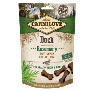 Carnilove Dog Snack Duck & Rosemary gardums suņiem Pīle 200g