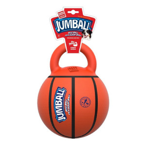 Rotaļlieta suņiem Bumba ar rokturi GiGwi Jumball Basketball XL Orange