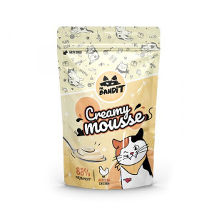 MR.BANDIT CAT CREAMY MOUSSE Chicken krēms kaķiem Vista 60g