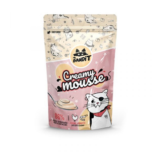 MR.BANDIT CAT CREAMY MOUSSE Chicken Shrimp krēms kaķiem Vista, garneles 60g