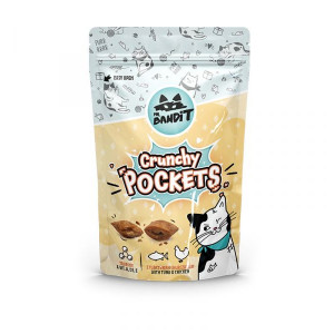 MR.BANDIT CAT CRUNCHY POCKETS Tuna Сhicken gardums kaķiem Tuncis, vista 40g