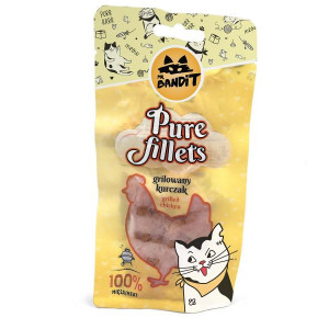 MR.BANDIT CAT PURE FILLETS Grilled Chicken gardums kaķiem Grilēta vistas fileja 30g