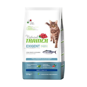 Natural Trainer Cat EXIGENT Blue Fish sausā kaķu barība Lufārs 1.5kg