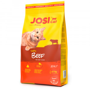 Josera JosiCat Tasty Beef sausā barība kaķiem ar liellopu gaļu 1.9kg