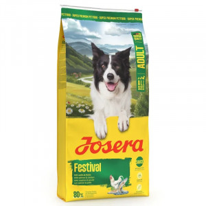 JOSERA FESTIVAL sausā barība suņiem Putnu gaļa, lasis 12.5kg