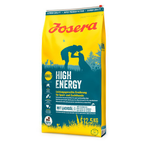 Josera High Energy sausā barība aktīviem suņiem Vista, laša eļļa 12.5kg