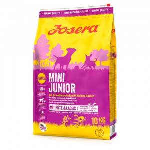 JOSERA MINIJUNIOR sausā barība kucēniem Pīle, lasis 10kg