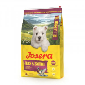 JOSERA MINI JUNIOR DUCK & SALMON / MINIJUNIOR kucēnu barība Pīle, lasis 10kg