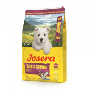 JOSERA MINI JUNIOR DUCK & SALMON / MINIJUNIOR kucēnu barība Pīle, lasis 10kg